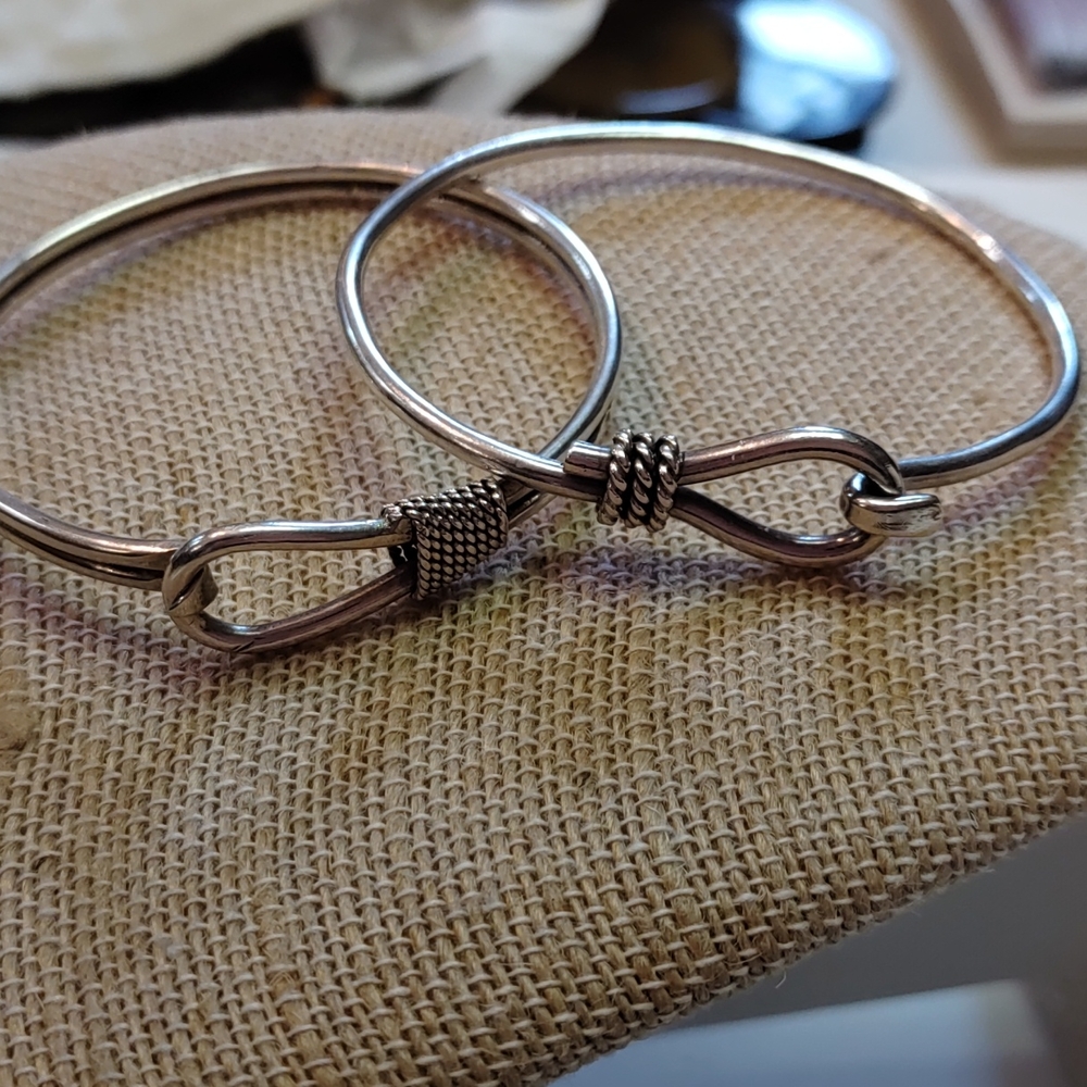 Pair Silver Bracelets - image 5